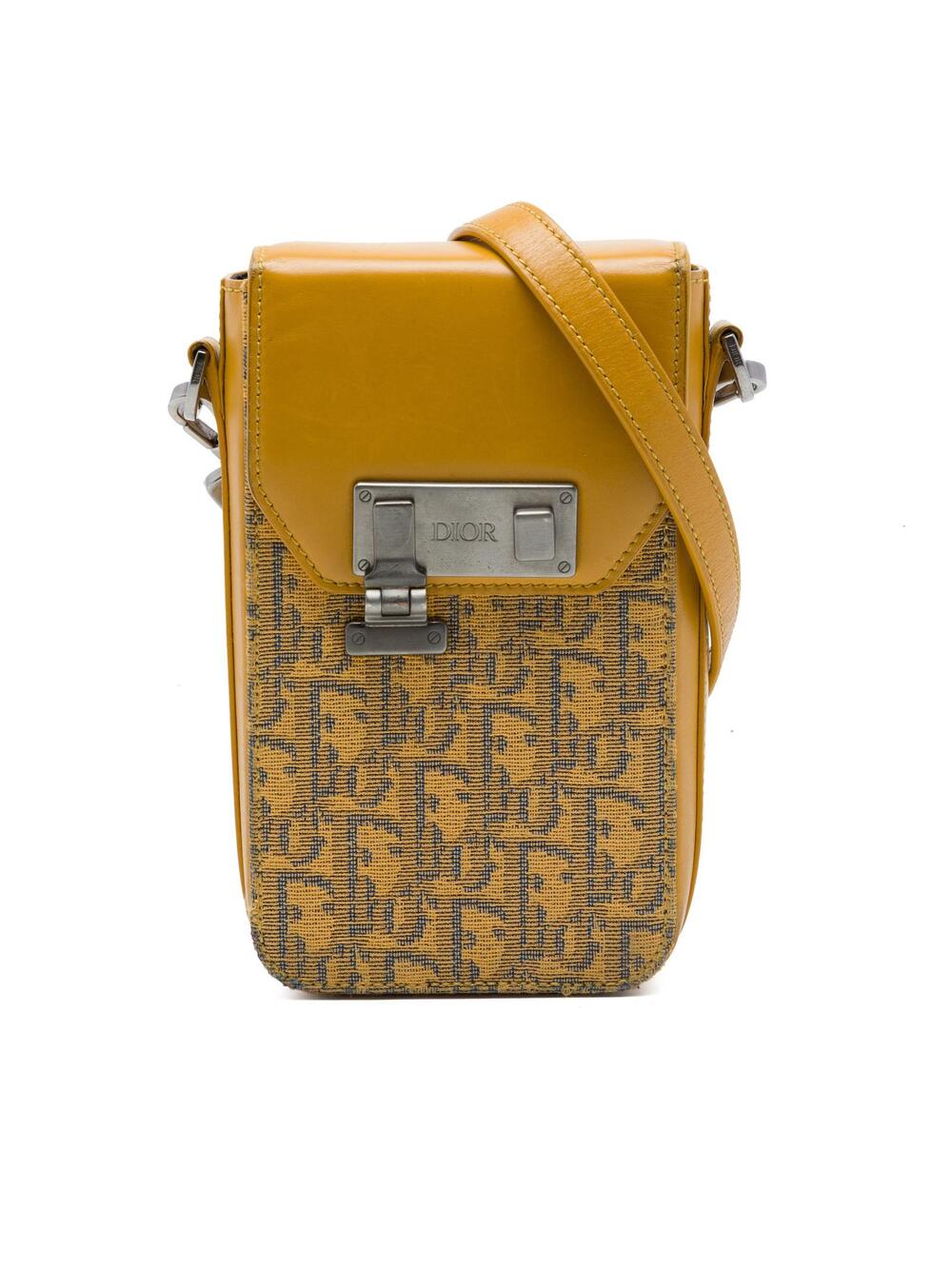 Dior Oblique Jacquard Lock Phone Holder #361727D91B
